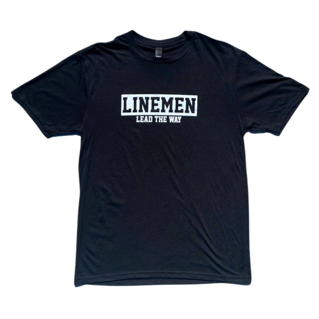 LLTW Signature Shirt - Black - Linemen Lead The Way