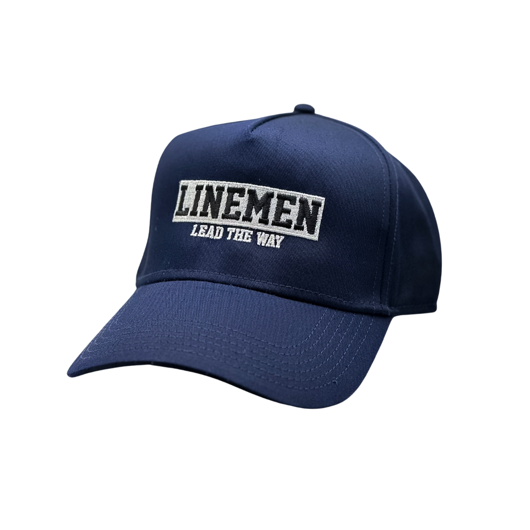 Linemen Lead The Way Hat - Navy