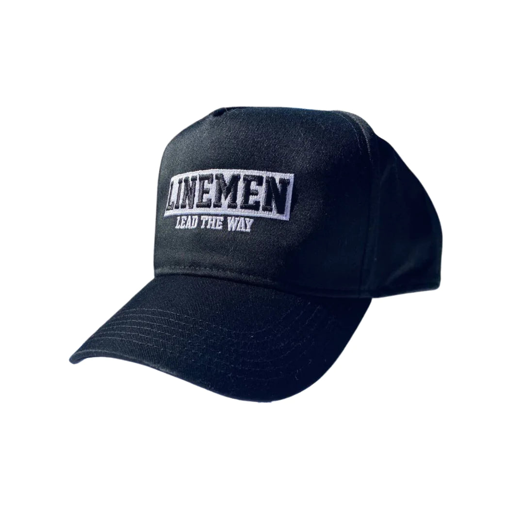 Linemen Lead The Way Hat - Black